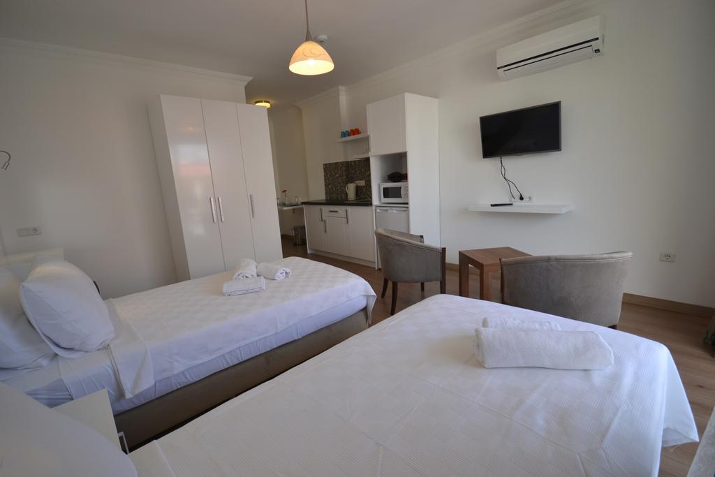 Kelebek Studio Apartments 칼칸 객실 사진